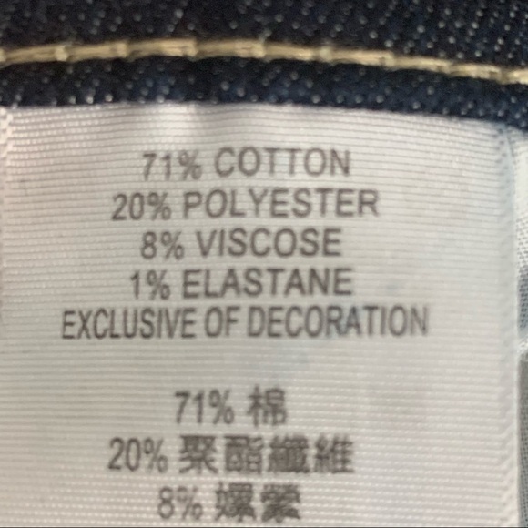 New LEVI’S 512 Slim Taper Boys Dark Wash Jeans Size 12 - Picture 10 of 16